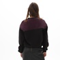 KENDALL+KYLIE-Γυναικεία φούτερ μπλούζα KENDALL+KYLIE KKW.2W0.016.008 MIXED TEXT OVERSIZED μαύρη μοβ