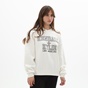 KENDALL+KYLIE-Γυναικεία φούτερ μπλούζα KENDALL+KYLIE KKW.2W0.016.009 PUFF LOGO OVERSIZED λευκή