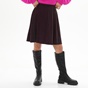 KENDALL+KYLIE-Γυναικεία mini φούστα KENDALL+KYLIE KKW.2W0.050.003 MIXED TEXT KKW37 κόκκινη