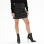 KENDALL+KYLIE-Γυναικεία vegan δερμάτινη mini φούστα KENDALL+KYLIE KKW.2W0.050.004 μαύρη