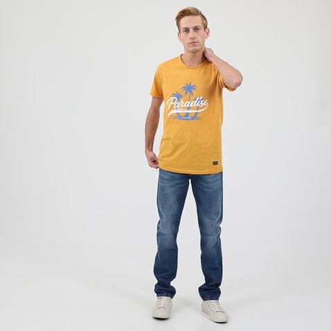 CATAMARAN SAILWEAR-Ανδρικό t-shirt CATAMARAN SAILWEAR 5161952 κίτρινο