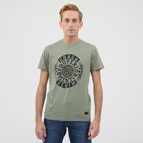 CATAMARAN SAILWEAR-Ανδρικό t-shirt CATAMARAN SAILWEAR 5161956 χακί