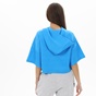 BLUE HUNTER-Γυναικεία cropped φούτερ μπλούζα BLUE HUNTER 24112080210 W HOODIE POWER μπλε