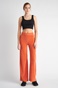 SUGARFREE-Γυναικείο βελουτέ παντελόνι φόρμας SUGARFREE  23811019 πορτοκαλί