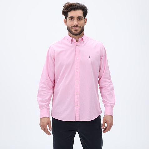 DORS-Ανδρικό πουκάμισο DORS 1034102.C01 ροζ