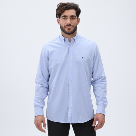 DORS-Ανδρικό πουκάμισο DORS 1034102.C03 μπλε