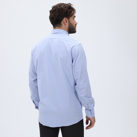 DORS-Ανδρικό πουκάμισο DORS 1034102.C03 μπλε