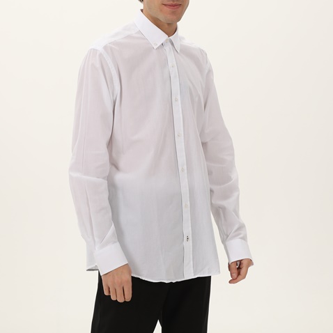DORS-Ανδρικό πουκάμισο DORS 1034104.C01 λευκό