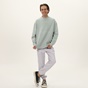 DIRTY LAUNDRY-Ανδρική φούτερ μπλούζα DIRTY LAUNDRY DLMC03W22 Relaxed Fit πράσινη