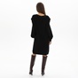 STAFF JEANS-Γυναικείο πλεκτό φόρεμα STAFF JEANS 63-205.048 Betty μαύρο