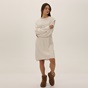 STAFF JEANS-Γυναικείο πλεκτό φόρεμα STAFF JEANS 63-205.048 Betty Woman Knit λευκό