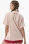 BODY ACTION-Γυναικείο oversized t-shirt BODY ACTION 051318-01 ροζ