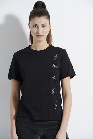 SUGARFREE-Εφηβική κοντομάνικη μπλούζα SUGARFREE 21642017 μαύρη