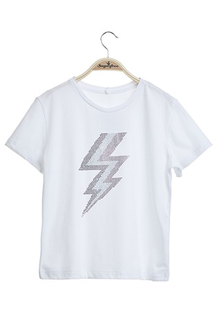SUGARFREE-Παιδικό t-shirt SUGARFREE 21612013 λευκό