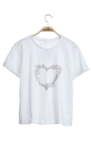SUGARFREE-Παιδικό t-shirt SUGARFREE  21612014 λευκό