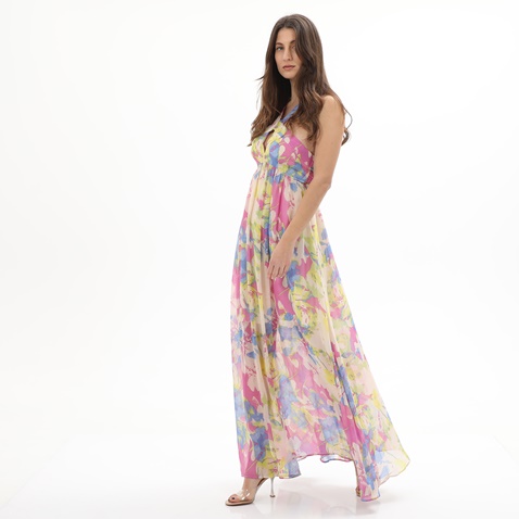 ATTRATTIVO-Γυναικείο μακρύ φόρεμα ATTRATTIVO 9916252 πολύχρωμο