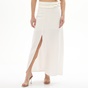 ATTRATTIVO-Γυναικεία maxi φούστα ATTRATTIVO 9916268 λευκή
