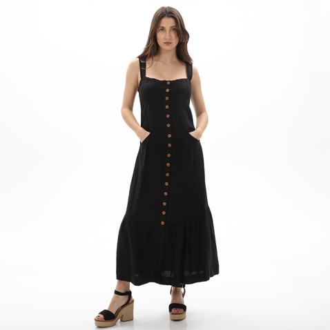 ATTRATTIVO-Γυναικείο μακρύ φόρεμα ATTRATTIVO 9916269 μαύρο
