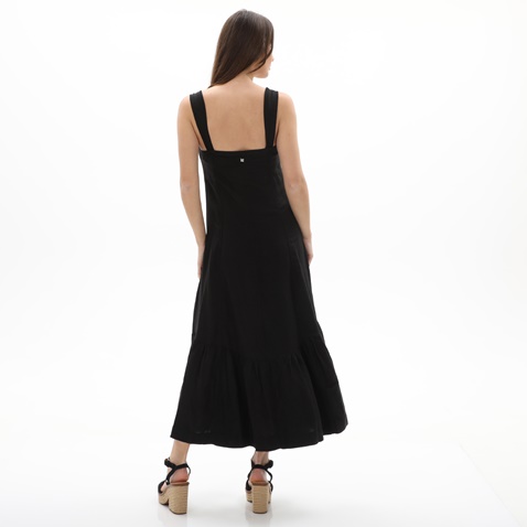 ATTRATTIVO-Γυναικείο μακρύ φόρεμα ATTRATTIVO 9916269 μαύρο