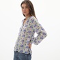 ATTRATTIVO-Γυναικείο πουκάμισο ATTRATTIVO 9916289 floral μοβ