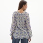 ATTRATTIVO-Γυναικείο πουκάμισο ATTRATTIVO 9916289 floral μοβ