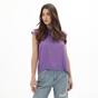 ATTRATTIVO-Γυναικεία μπλούζα top ATTRATTIVO 9916350 μοβ πουά