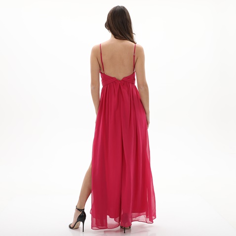 ATTRATTIVO-Γυναικείο maxi φόρεμα ATTRATTIVO 9916867 φούξια