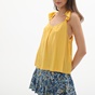 ATTRATTIVO-Γυναικεία αμάνικη μπλούζα ATTRATTIVO 9916879 κίτρινη