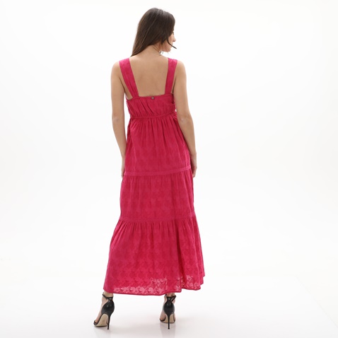 ATTRATTIVO-Γυναικείο μακρύ φόρεμα ATTRATTIVO 9917096 φούξια