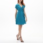 ATTRATTIVO-Γυναικείο mini φόρεμα ATTRATTIVO 9917209 μπλε πετρόλ