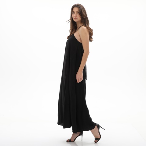 ATTRATTIVO-Γυναικείο maxi φόρεμα ATTRATTIVO 9917953 μαύρο