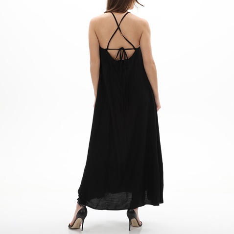 ATTRATTIVO-Γυναικείο maxi φόρεμα ATTRATTIVO 9917953 μαύρο