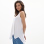 ATTRATTIVO-Γυναικεία αμάνικη μπλούζα ATTRATTIVO 91368227 λευκή