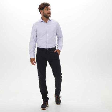 MARTIN & CO-Ανδρικό chino παντελόνι MARTIN & CO 223-31-0001 μπλε