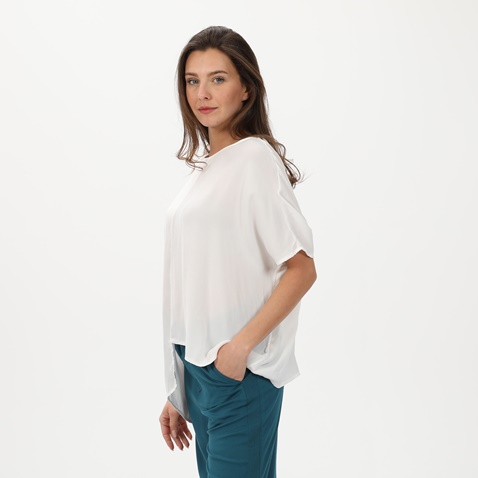 ATTRATTIVO-Γυναικεία μπλούζα ATTRATTIVO 9917914 λευκή