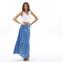 ATTRATTIVO-Γυναικεία maxi φούστα ATTRATTIVO 9916365 μπλε