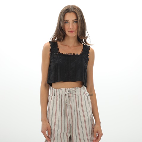 ATTRATTIVO-Γυναικείο cropped top ATTRATTIVO 9916366 μαύρο