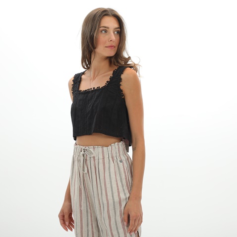 ATTRATTIVO-Γυναικείο cropped top ATTRATTIVO 9916366 μαύρο