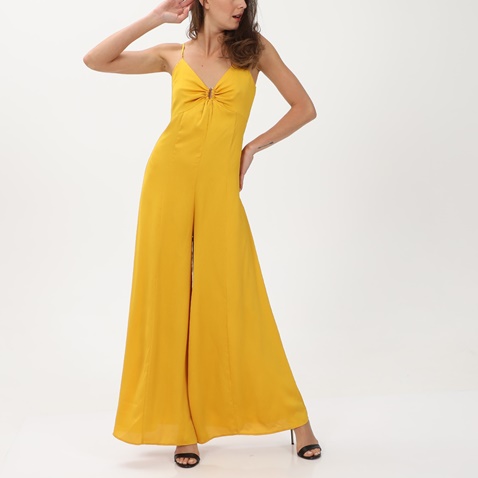 ATTRATTIVO-Γυναικεία ολόσωμη φόρμα ATTRATTIVO 91153008 κίτρινη