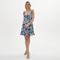 ATTRATTIVO-Γυναικείο mini φόρεμα ATTRATTIVO 9916837 μπλε floral