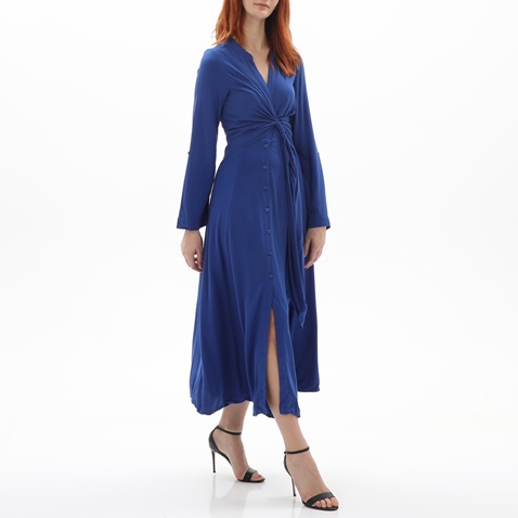 ATTRATTIVO-Γυναικείο μακρύ φόρεμα ATTRATTIVO 91349751 μπλε