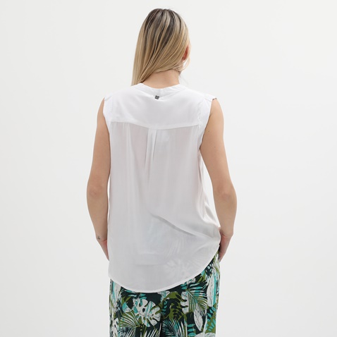 ATTRATTIVO-Γυναικεία αμάνικη μπλούζα ATTRATTIVO 9917203 λευκή