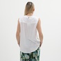 ATTRATTIVO-Γυναικεία αμάνικη μπλούζα ATTRATTIVO 9917203 λευκή