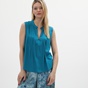 ATTRATTIVO-Γυναικεία αμάνικη μπλούζα ATTRATTIVO 9917203 μπλε petrol