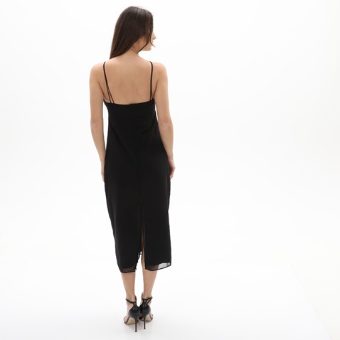 ATTRATTIVO-Γυναικείο μακρύ φόρεμα ATTRATTIVO 9916868 μαύρο