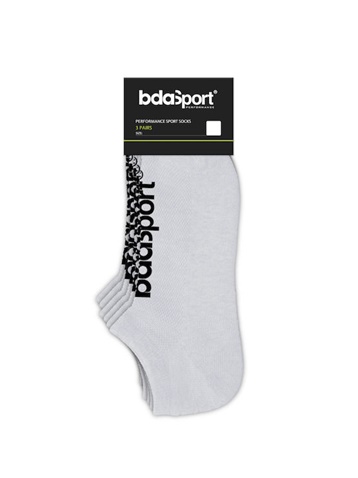 BODY ACTION-Σετ απο 3 ζευγάρια κοντές κάλτσες BODY ACTION 095302-01 λευκές