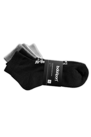 BODY ACTION-Σετ απο 3 ζευγάρια κάλτσες BODY ACTION 095303-01 λευκές μαύρες γκρι