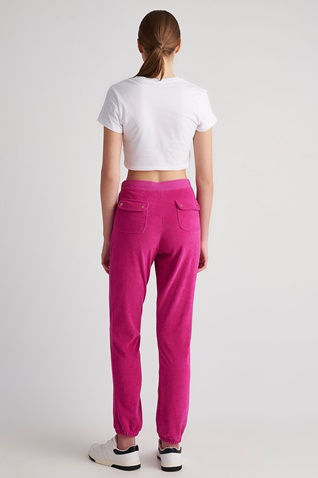 SUGARFREE-Γυναικείο πετσετέ παντελόνι φόρμας SUGARFREE 23811004 φούξια