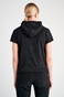 SUGARFREE-Γυναικεία κοντομάνικη πετσετέ ζακέτα SUGARFREE 23813002 μαύρη