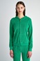 SUGARFREE-Γυναικεία πετσετέ ζακέτα SUGARFREE 23813024 πράσινη